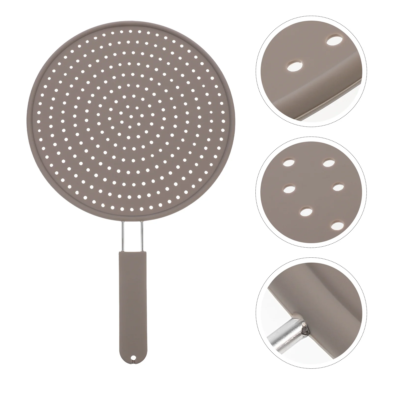 

Oil Splatter Drain Mat Board Strainer Cooling Guard Cover Pan Shield Grease Universal Boards Insulation Cooking Fryingpad Lid