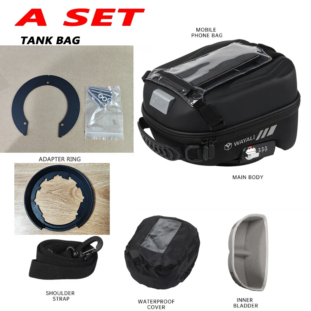 

Сумка на бак для Loncin VOGE 500AC 300DS 300 DS 650 DSX 350 AC 500 ACX 525 R Аксессуары для мотоциклов Багаж Танклок Гоночный рюкзак