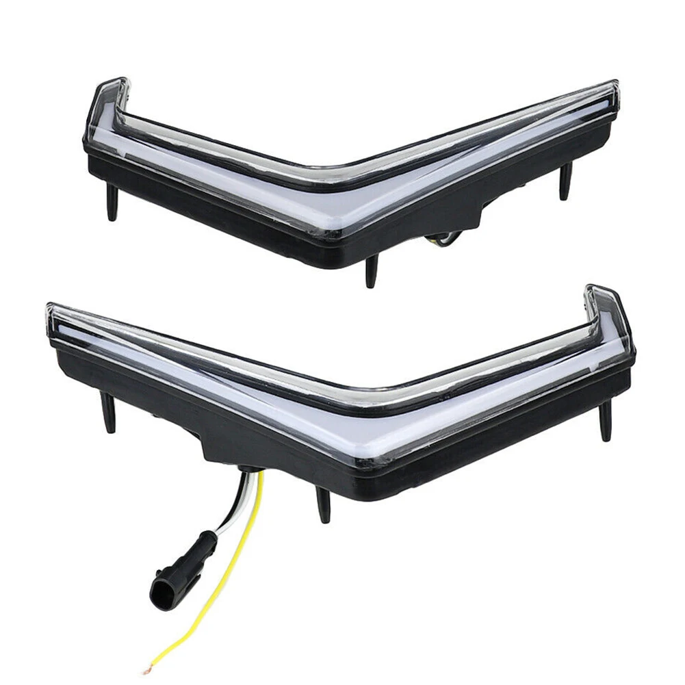 1 Pair Front LED Turn Signal Accent Lights For RZR RS1 Turbo XP 4 1000 2019 2020 2021