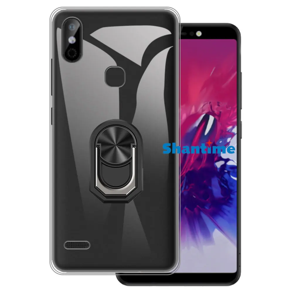Роскошный противоударный кольцевой держатель для Infinix Hot X5516 Чехол Мягкий Силиконовый ТПУ защитный чехол-держатель