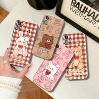 luxury couple phone case for iphone 13 12 11 pro max se 2020 x xr xs 8 7 6s 6 plus shockproof soft silicone cute cartoon cover