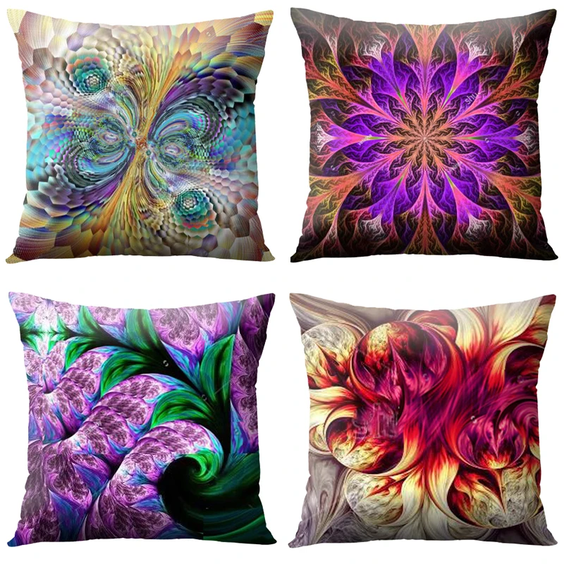 

45x45cm Cushion Cover Multicolors Abstract Decorative Pillowcase Throw Pillow Covers Living Room Sofa Home Decoration
