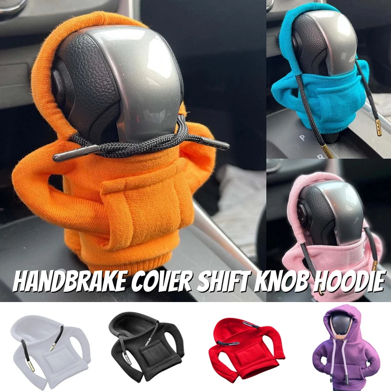 

2023 Gear Shift Hoodie Cover Shift Cover Fits Manual Automatic Universal Car Shift Lever Interior Decor Gear Handle Decoration