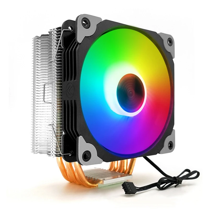 

COOLMOON CPU Cooler 5 Heat Pipes Processor Cooler RGB CPU Radiator Fan Cooler For AMD LGA 775 1366 1150 AM3 AM2