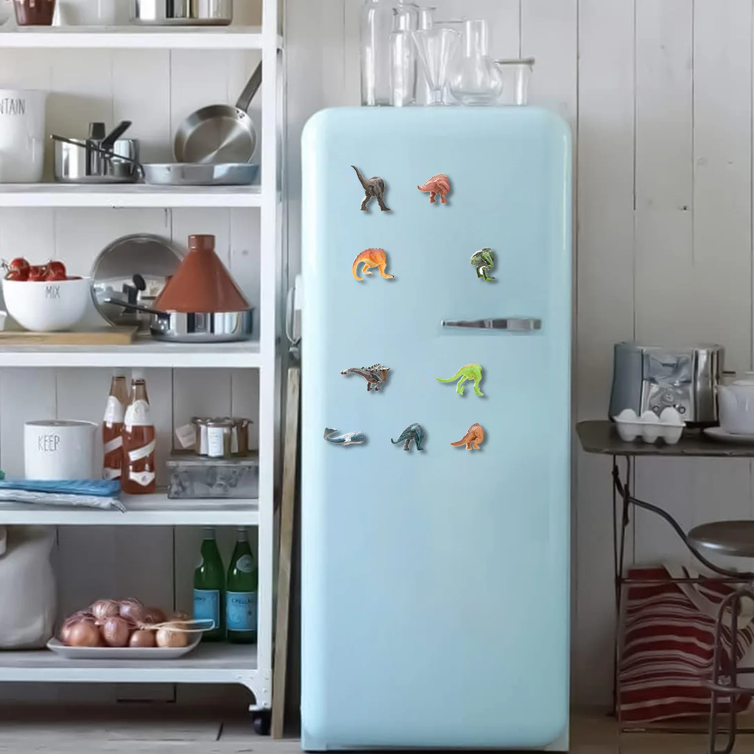 10 шт. добавьте смешного юмора в холодильник с нашими динозаврами на