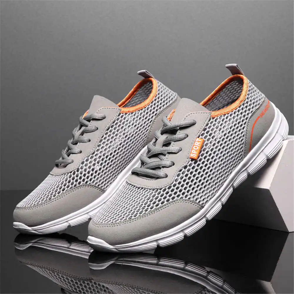with lacing super big size summer shoes brand Running spring men plus size men's sneakers sports womenshoes krasofka tenks YDX1