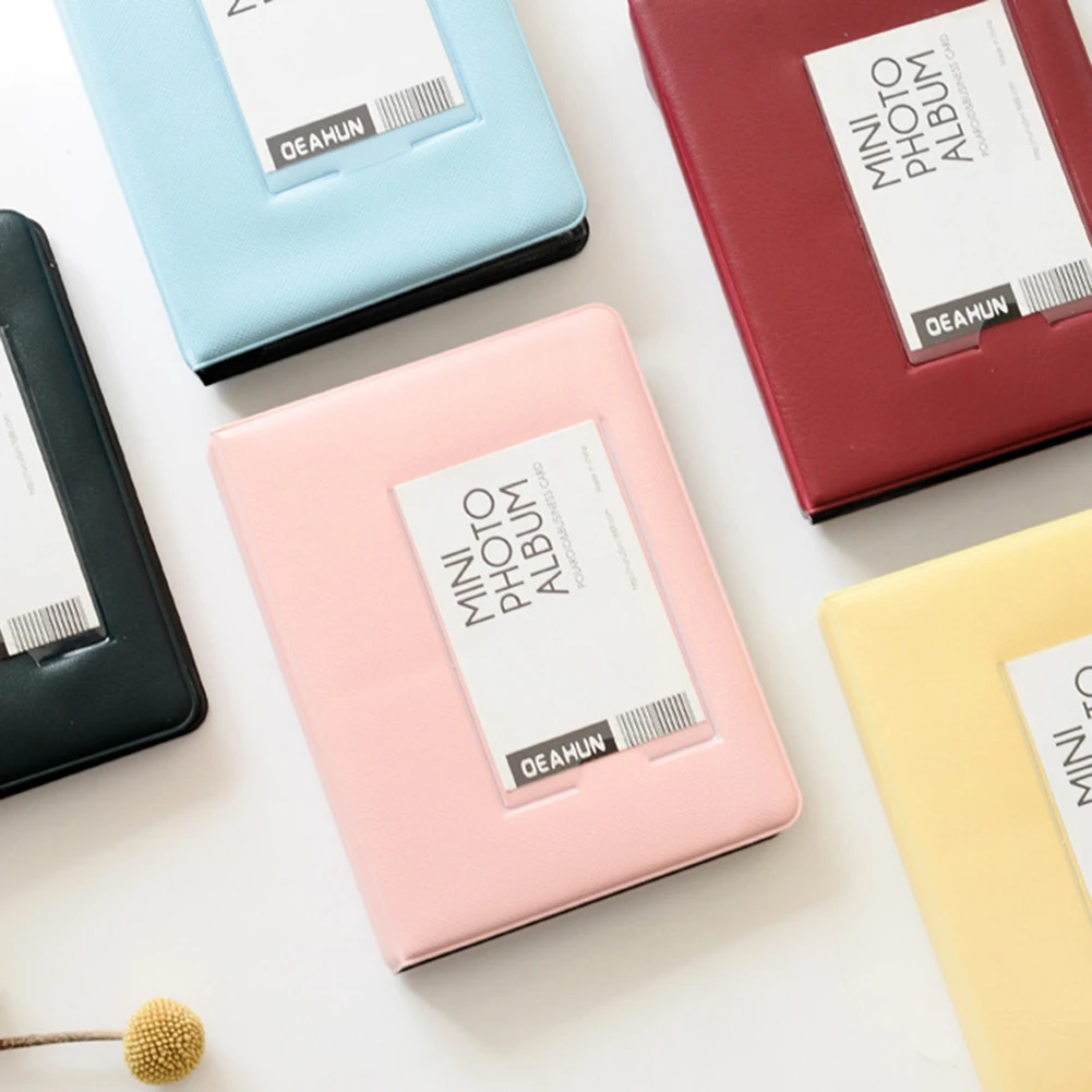 

64 Pockets Photo Album Storage Mini Picture Case Storage For Fujifilm Instax Album Camera Photo Album Collect Photocard Holder