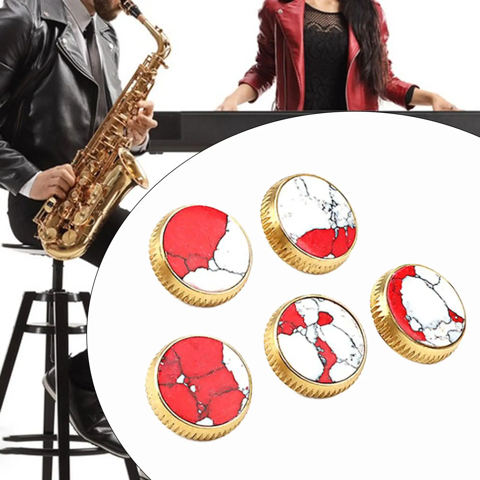 5x Sax клавишные кнопки музыкальные инструменты аксессуары труба фотография