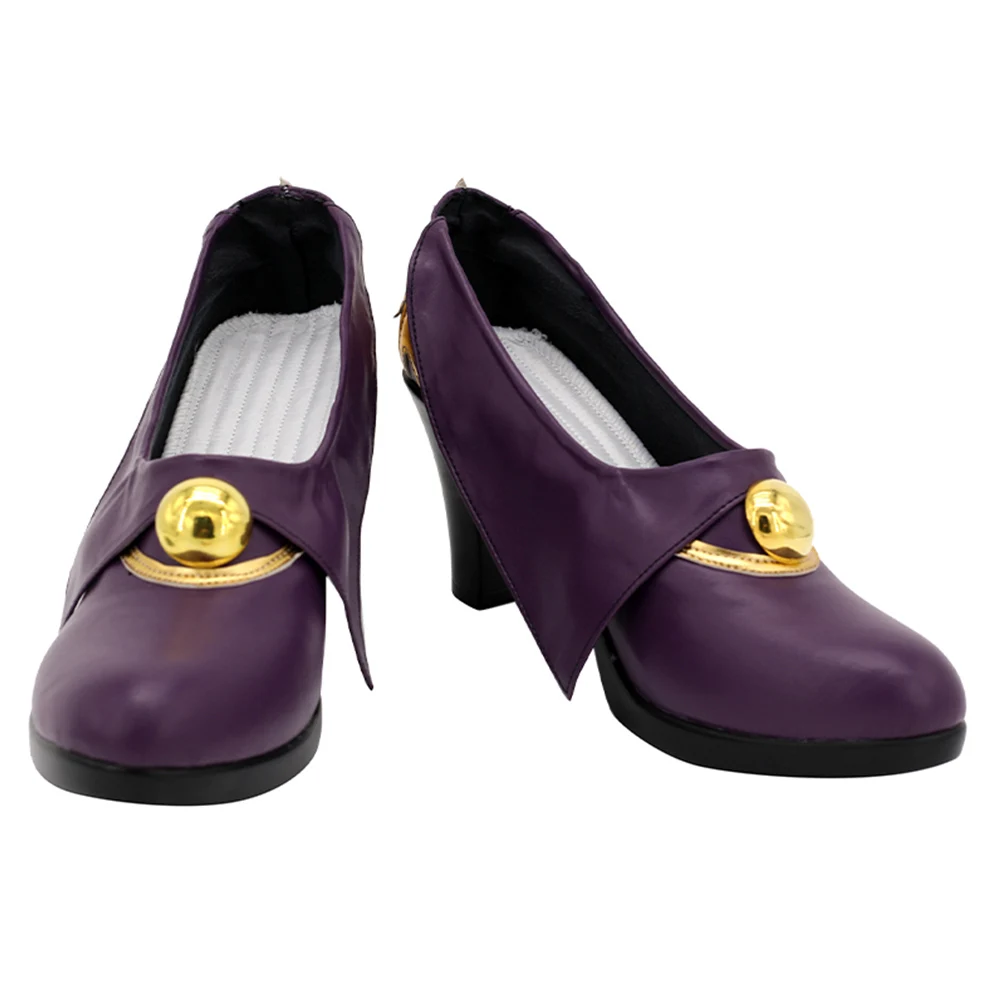 

Обувь для косплея Genshin Impact Keqing, ботинки, костюмы на Хэллоуин, аксессуары на заказ