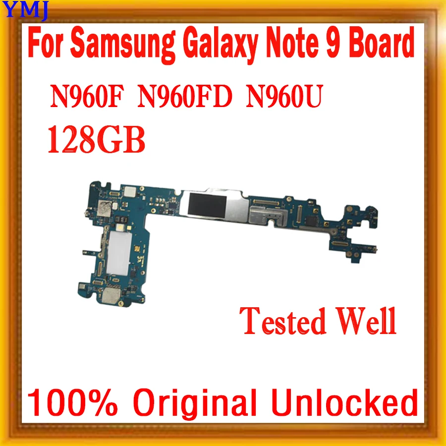 

Материнская плата для Samsung Galaxy Note 9 N960F N960FD N960U, материнская плата для Galaxy Note 9 N960F, с системой Android OS, Полная разблокировка