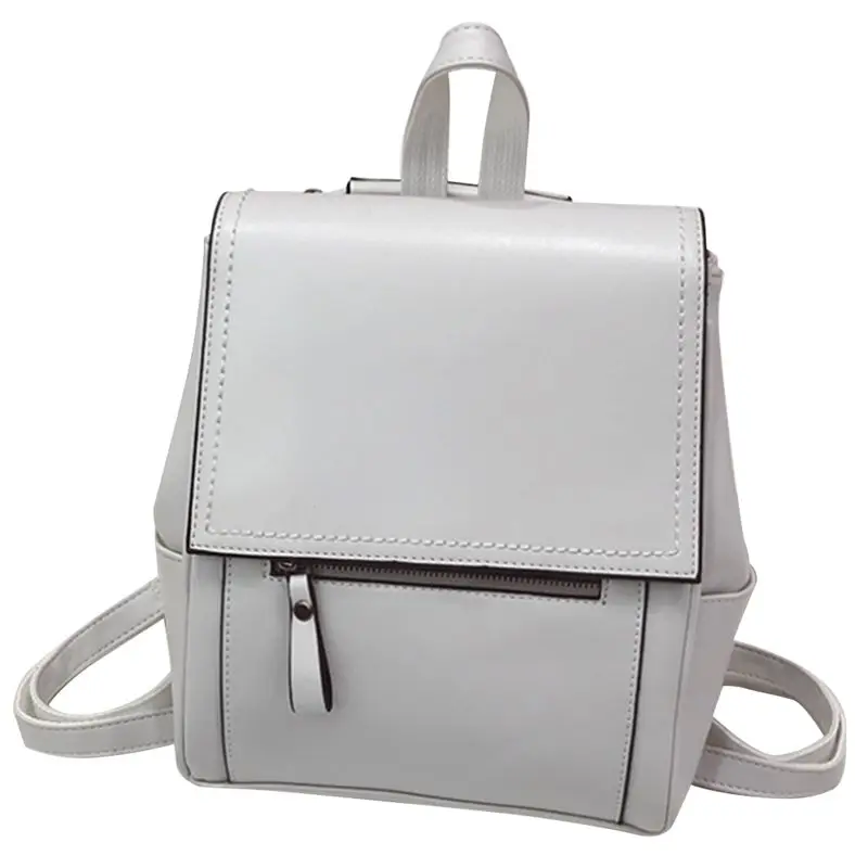 

Korean Style Backpack Women Leather Multi-Purpose Fashion Simple