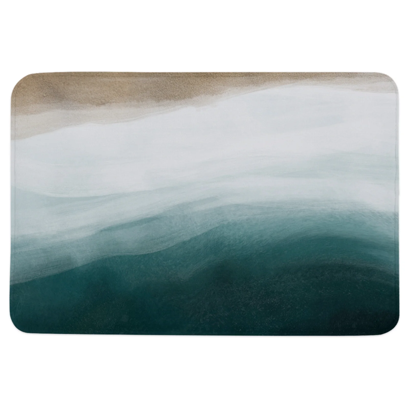 

Sea Beach Watercolor Tropical Welcome Mat Grounding Mat Rug for Kitchen Floor Rug Bath Mat Bedroom Door Mat