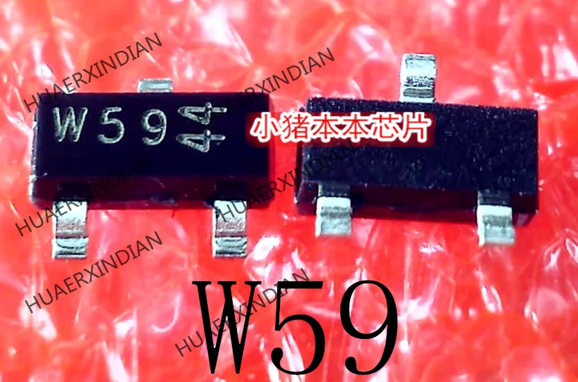 

New BZX84A5V6 BZX84-A5V6 Printing W59 SOT23-3 In Stock