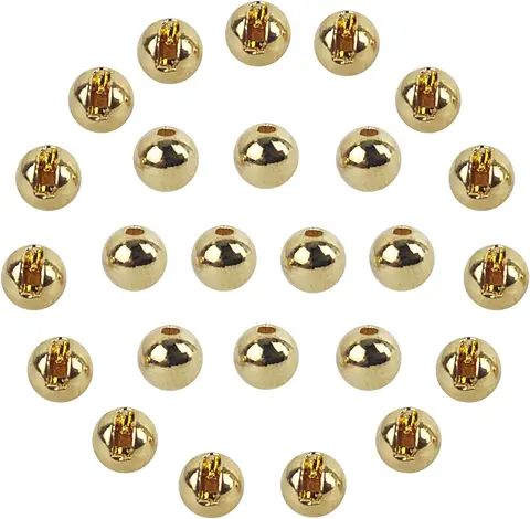 EUPHENG 25PC SLUTODO TUNGSTEN BOLA BOLA DE BAIL DE ARBILIZAÇÃO DA TRUTA PARA NYMPH TRIO