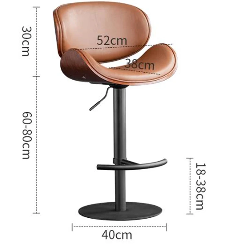 Роскошные строгие современные скандинавские Офисные высокие стулья барные