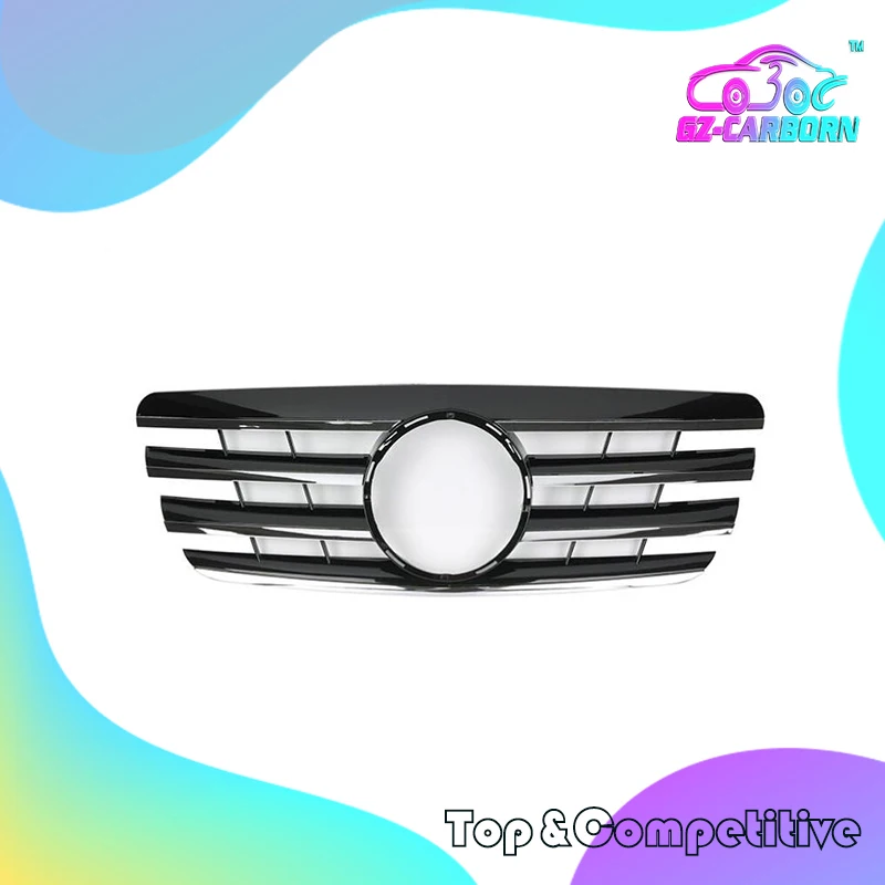 

For Mercedes Benz E-Class W210 Grill 2000 2001 2002 CL Style Flat /All Black/Silver/Chrome Front Racing Grille