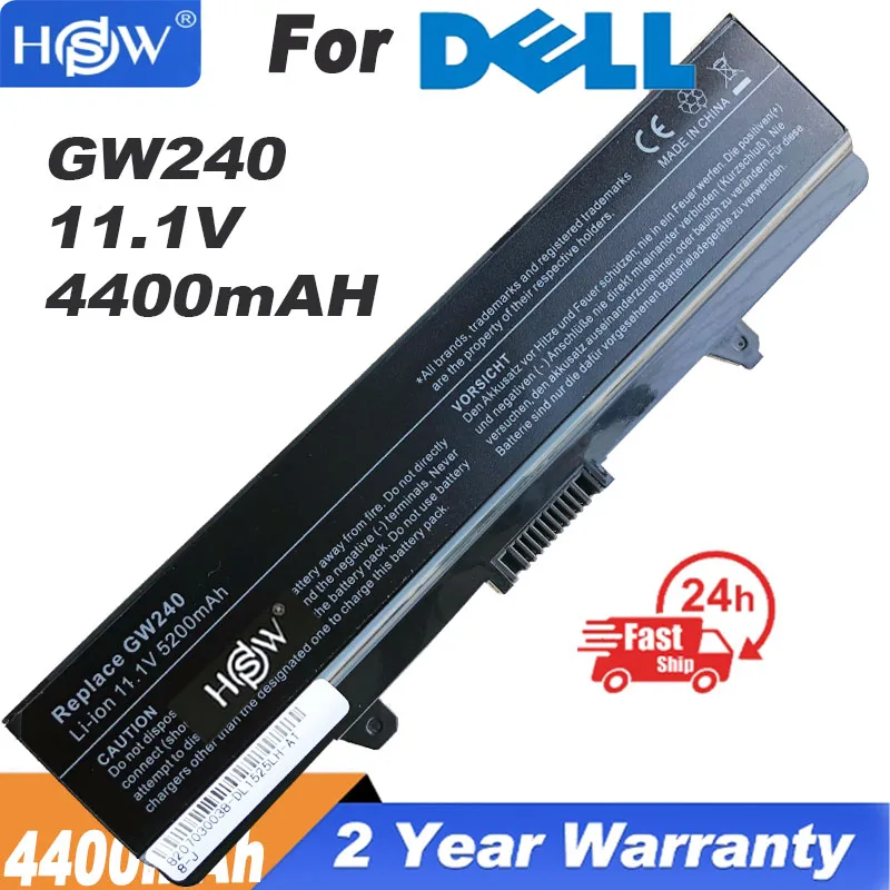 6-элементный аккумулятор емкостью 5200 мАч для Dell Inspiron 1525 1526 1545 1546 1440 1750 PP29L PP41L GW240 GW241