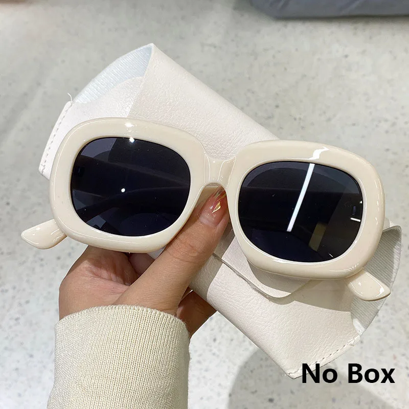 YOOSKE 2024 новые винтажные солнцезащитные очки большого размера женские