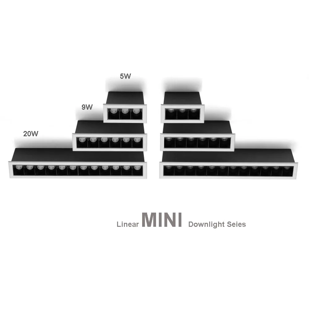 

Коммерческий светильник ing квадратная линейная Мини светодиодный вниз светильник небольшого встроенная подсветка светильник 3 Вт, 5 Вт, 7 Вт,...