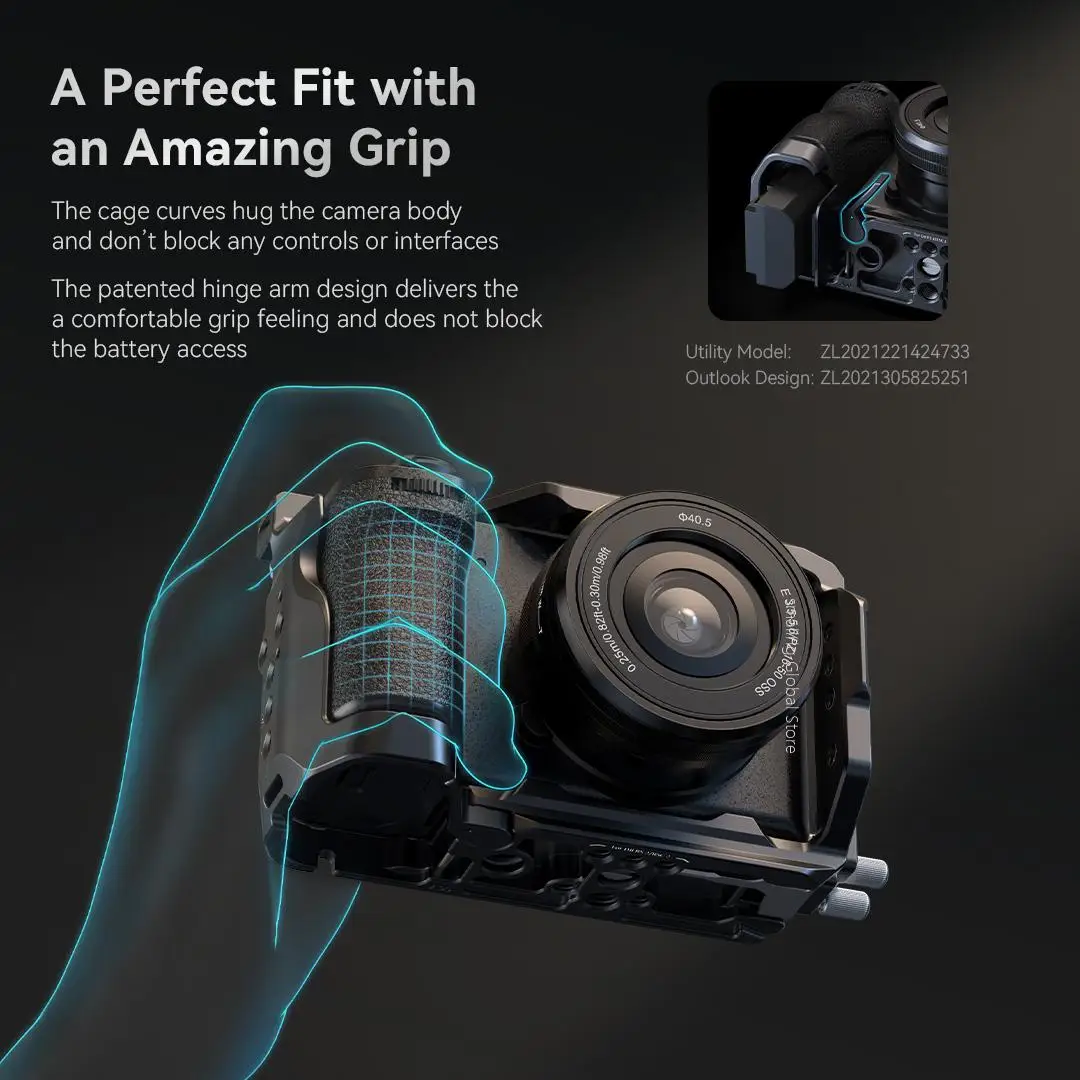 Комплект клетки SmallRig опорная пластина полуклетки монтажная для холодного