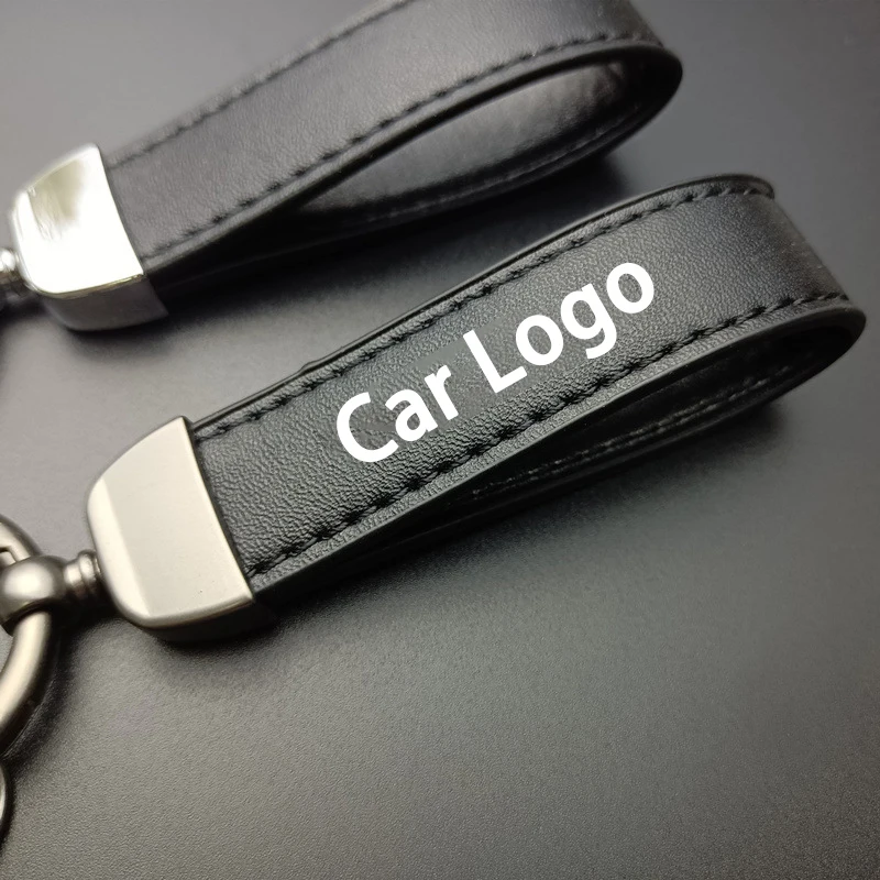 Высококачественный кожаный автомобильный брелок для ключей из искусственной