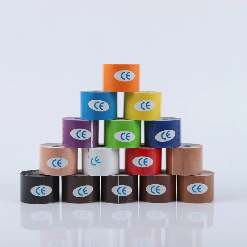 1 рулон водонепроницаемая кинезиологическая лента для снятия симптомов боли