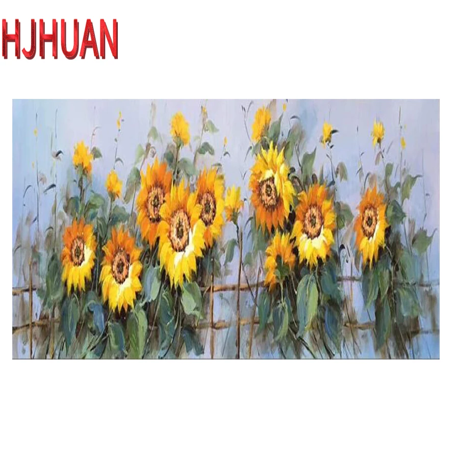 

5D DIY Diamond Painting Sunflower Kits Full Drill Square/round drill Embroidery Mosaic 3d Art Pictures of Rhinestones Decor Gift