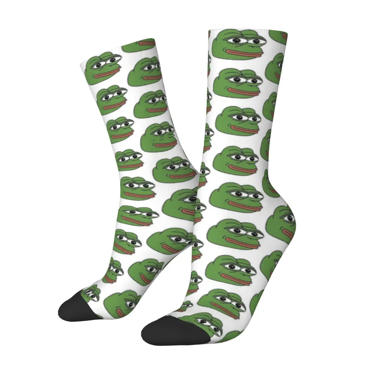 

Pepe The Frog Meme Pepe счастливые Мужские Женские носки ветрозащитная Новинка Весна Лето Осень Зима чулки подарок