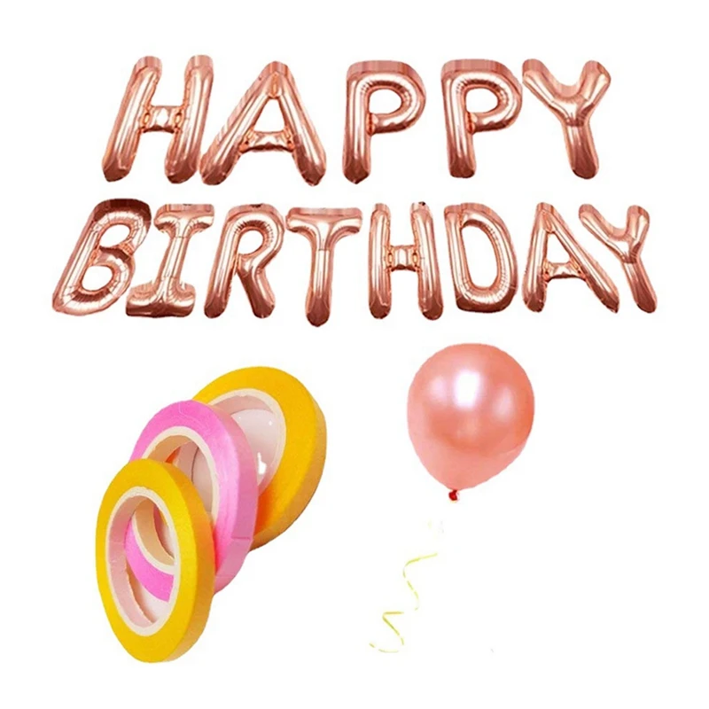 Макет вечеринки золотые блестки воздушные шары на день рождения украшения с