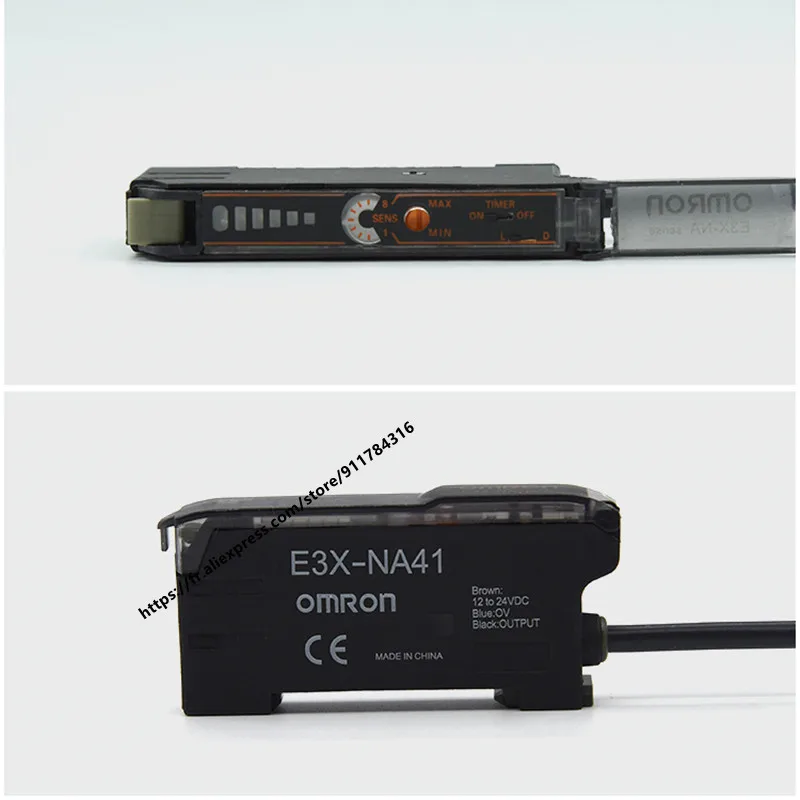 Новый фотоэлектрический датчик усилителя оптического волокна Omron E3X-NA41 PNP E3X-NA11 NPN
