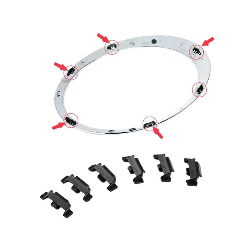 

6 шт., зажим для рамки фар автомобиля, зажим для MINI, новый F54 F55 F56 F57, зажимы для передней фары Cooper S JCW GP 2752145