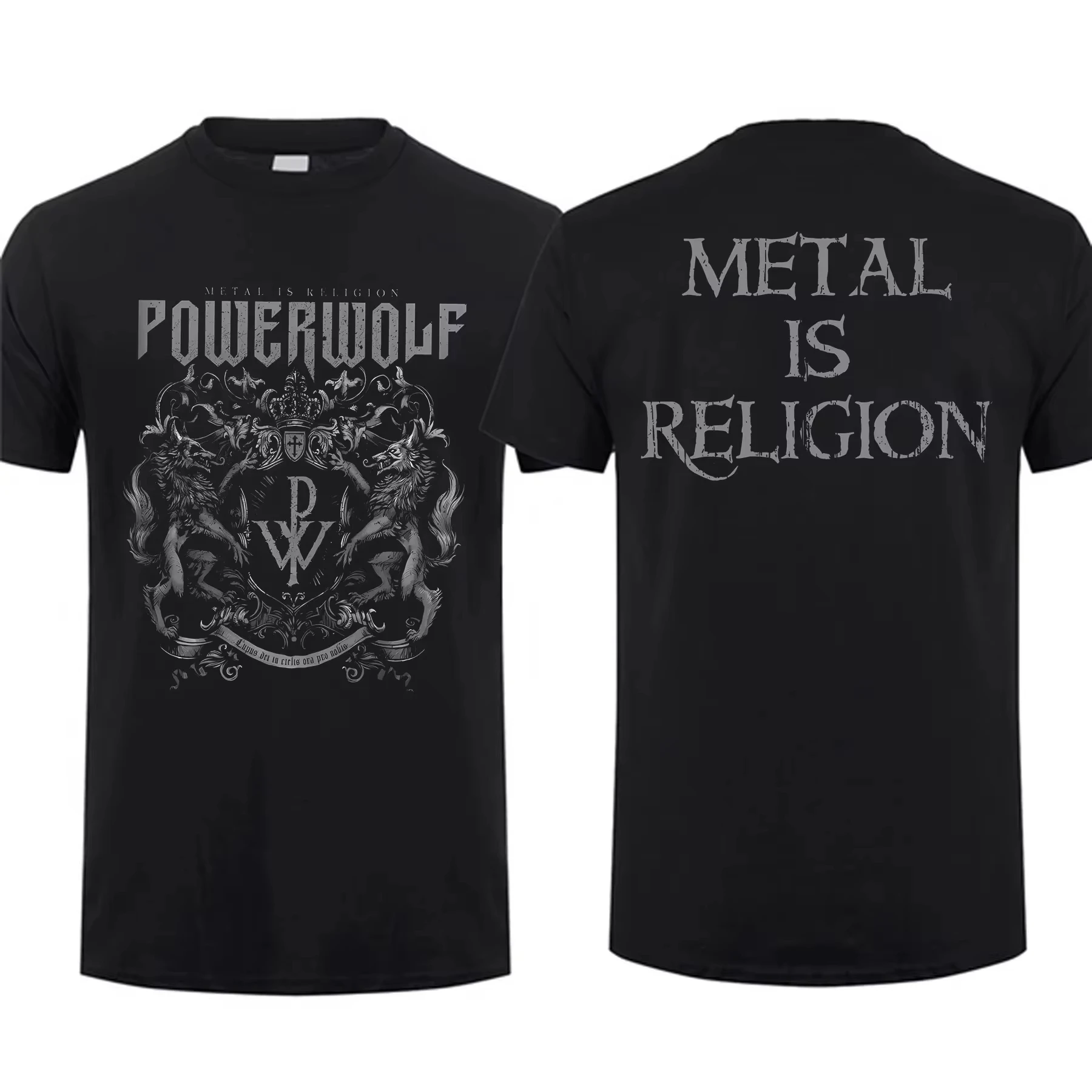 Фото Popular Men Powerwolf T Shirt 3D Printing T-Shirt Fashion Men/Women Short Sleeve O-Neck Tee Harajuku Unisex Streetwear Top №3