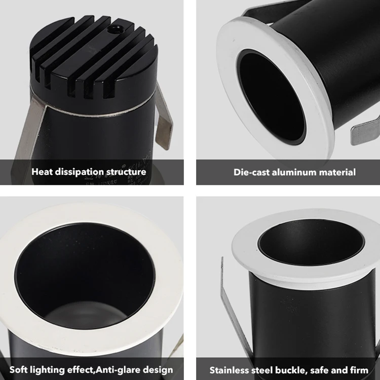 Новое поступление 2 Вт 3 5 7 узкий луч потолочный встраиваемый COB умный