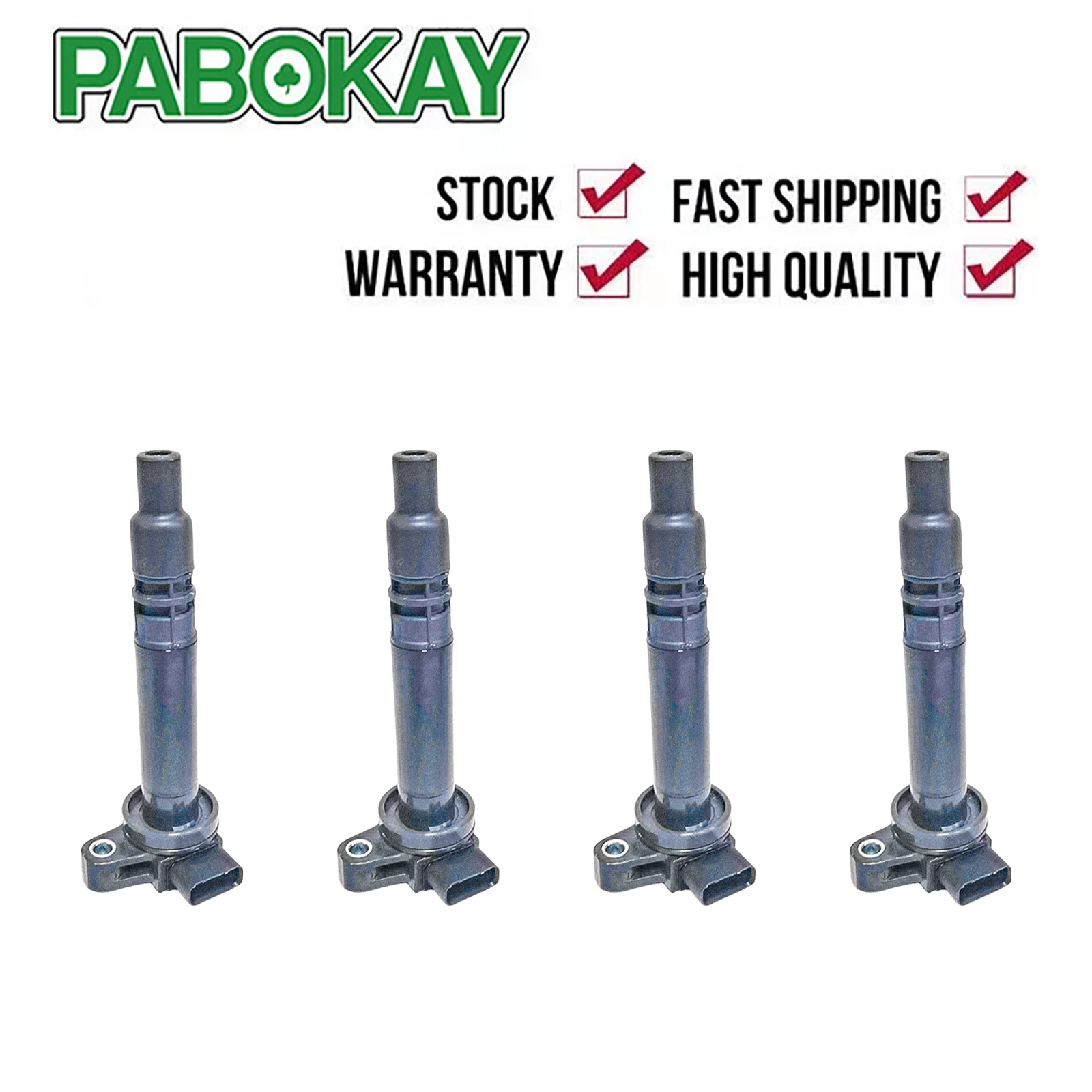 4 шт. катушки зажигания для Toyota Tacoma 2.4L 2.7L L4 50237 90919-02237 C1305 1788345 UF323 6731304