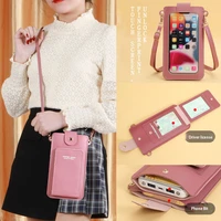 fashion multifunction touch screen mini shoulder bag woman 2022 daily clutch bolsas womens crossbody bag wallet handbag purse