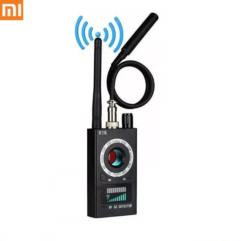 

XIAOMI K18 Detector Multi-function Mini Anti Bug Audio SPY-Camera GSM Finder GPS Signal Lens RF Locator Tracker Detect Camera