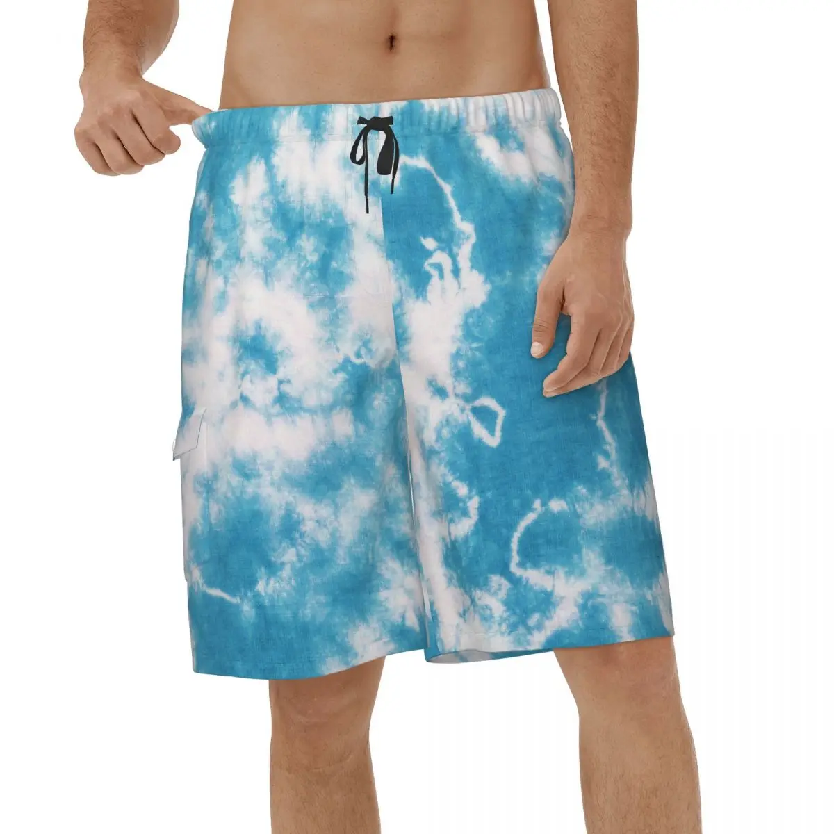 

Sky Tie Dye Shorts Quick Dry Mens Beach Shorts New Men Briefs