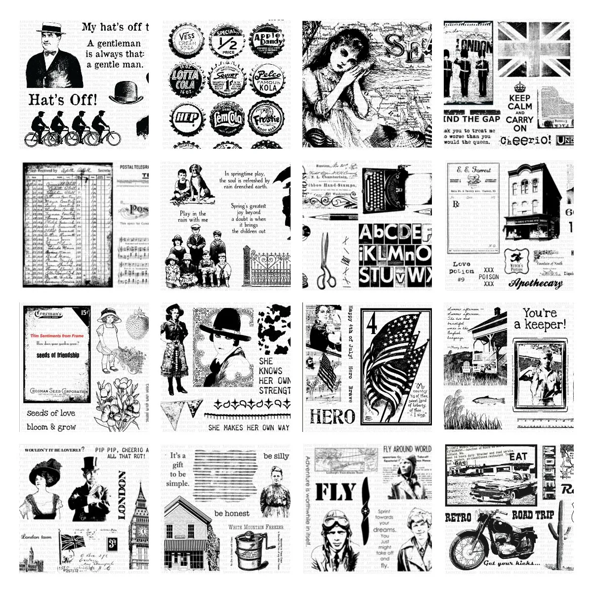

Bottle Cap Character Stamps New Arrival 2022 Scrapbook Diary Decoration Stencil Embossing Template Diy Greeting Card Handmade