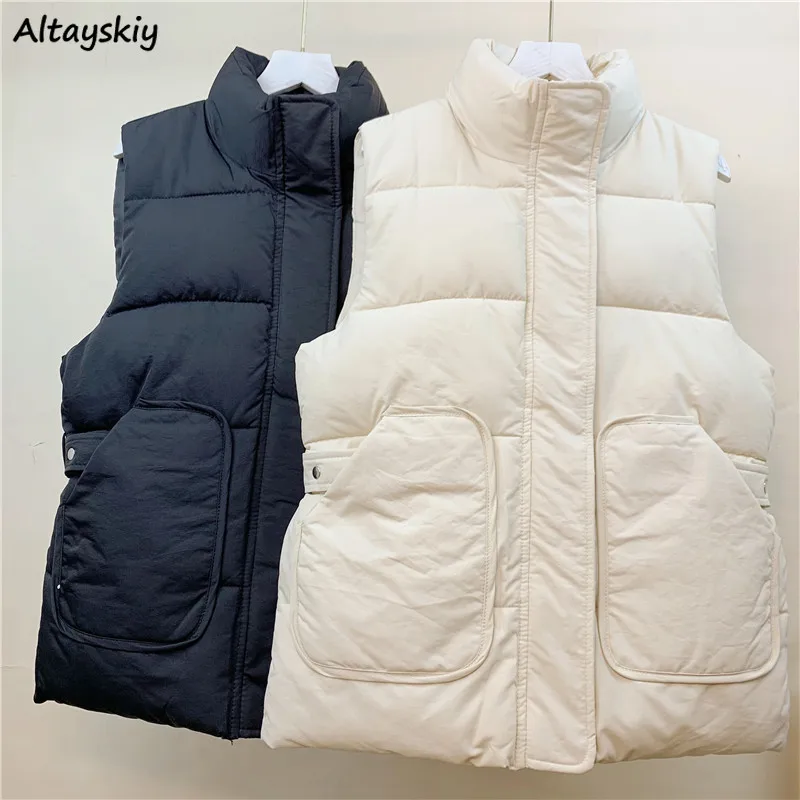 Новое поступление Жилеты для женщин корейский стиль Студенческая свободная