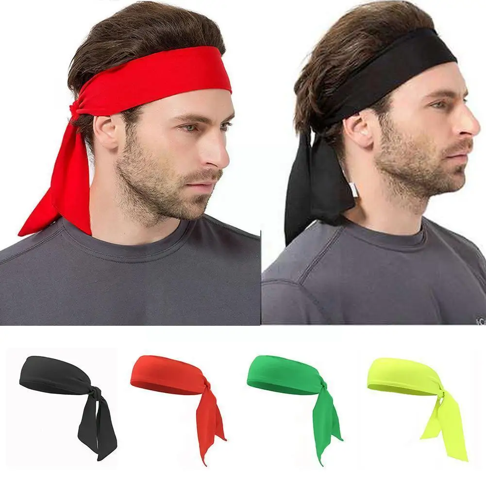 

Спортивные антиперспирантные банданы, повязка для волос, повязка на голову, повязка для тенниса на открытом воздухе, унисекс, для каратэ, пи...