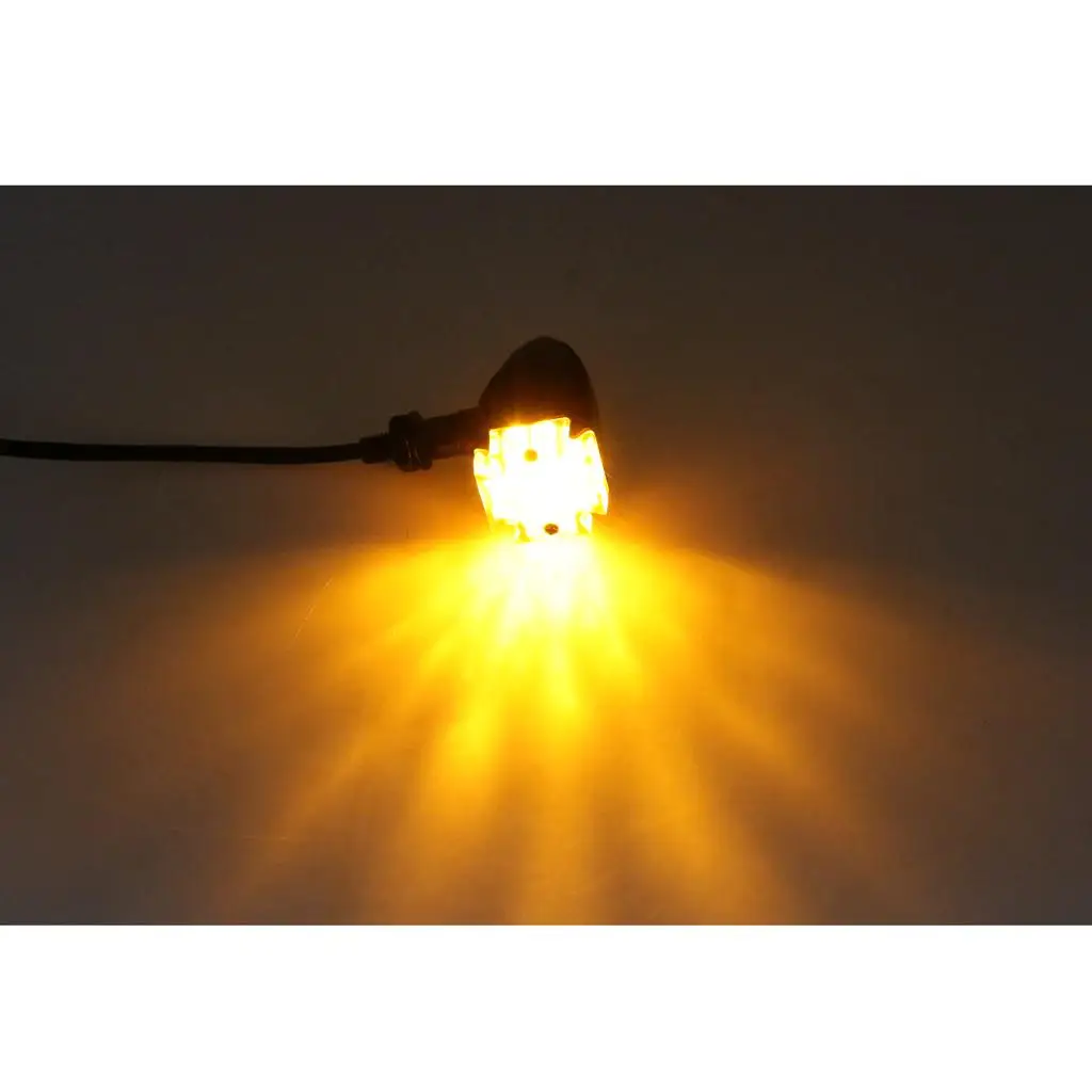 

Пара желтых светильник для мотоцикла, передний, задний, указатель поворота