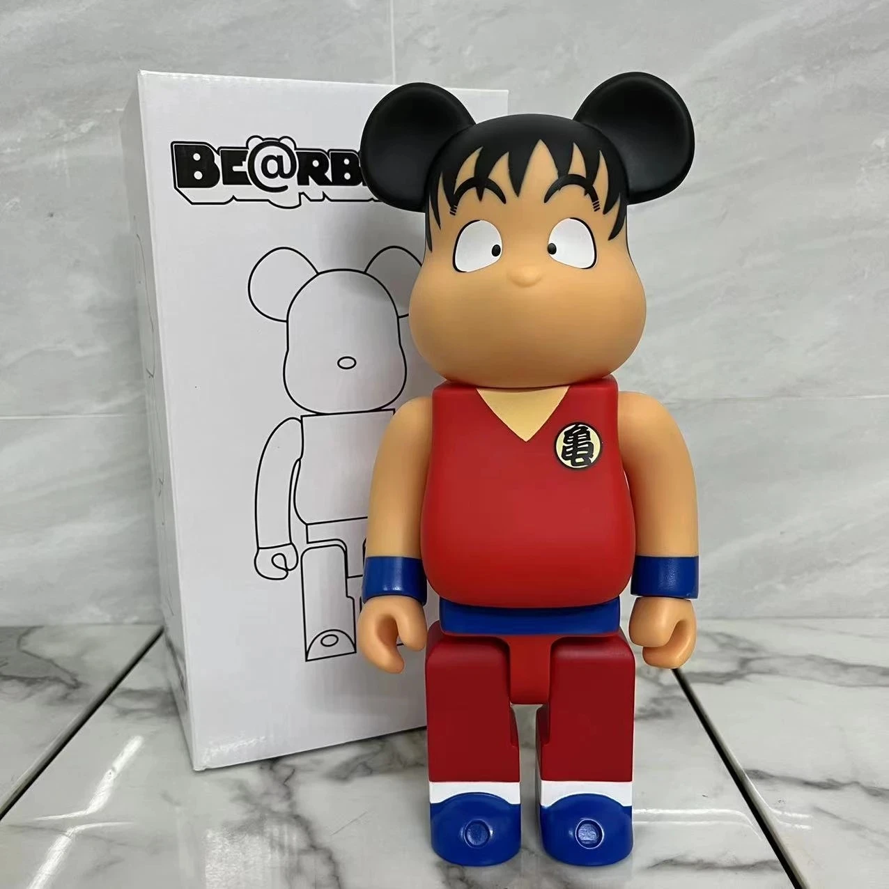 

1Pcs Trendy Toys 400% 28cm PVC Anime Action Figures Kawaii Room Ornaments Home Decoration Bearbrick Bear Model Vinyl Dolls