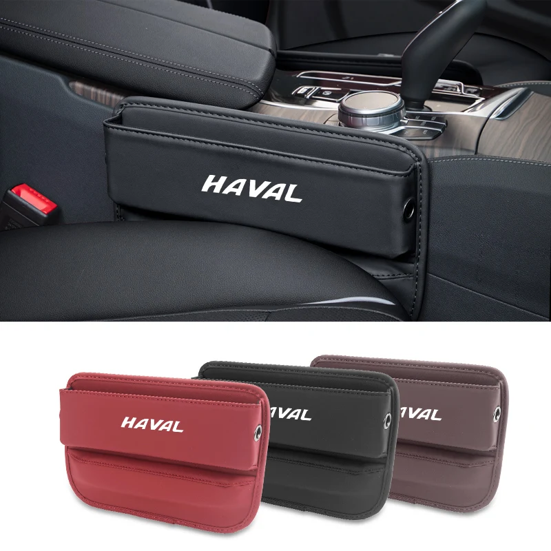 

Leather Car Seat Storage Box Slit Gap Filler Auto Interio Accessories For Haval Jolion H6 H1 H2 H4 H7 M6 F5 F7 F9 H2S F7X