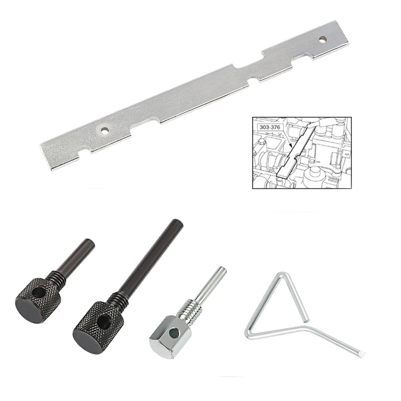 

5pcs/set Car Engine Camshaft Timing Locking Lock Setting Repair Tool Kit for Ford C-MAX Cougar Fiesta for Mazda For Volvo