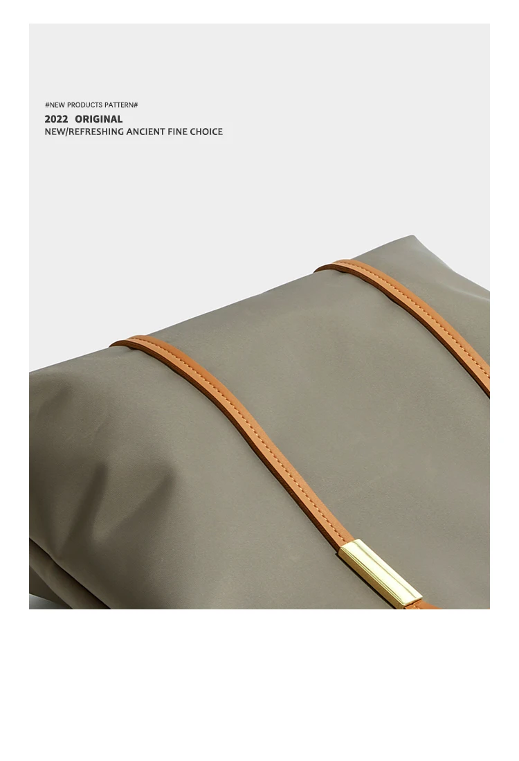 Elmsk 2022 England Fashion Large Capacity Tote Bag Women Office Lady Color Contrast Leather Commuter Bag