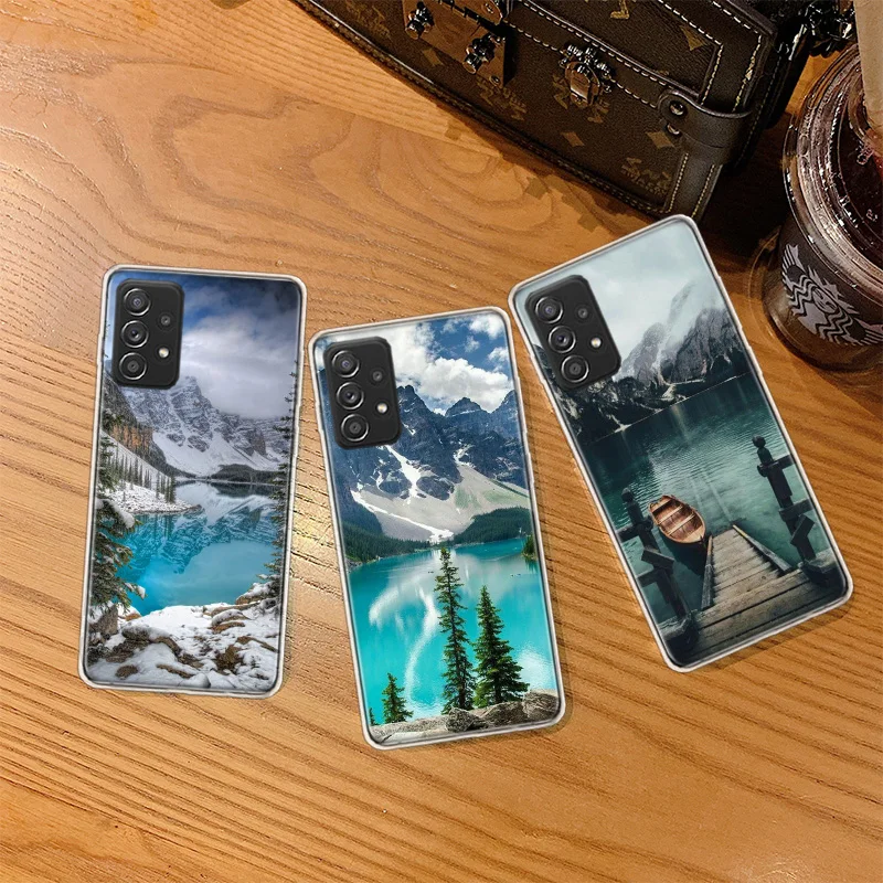 

Beautiful Nature Forest Tree Phone Case For Galaxy A14 A71 A51 A41 A31 A21S A11 A01 A70 A50 A40 A30 A20E A10 Samsung A9 A8 A7 A6