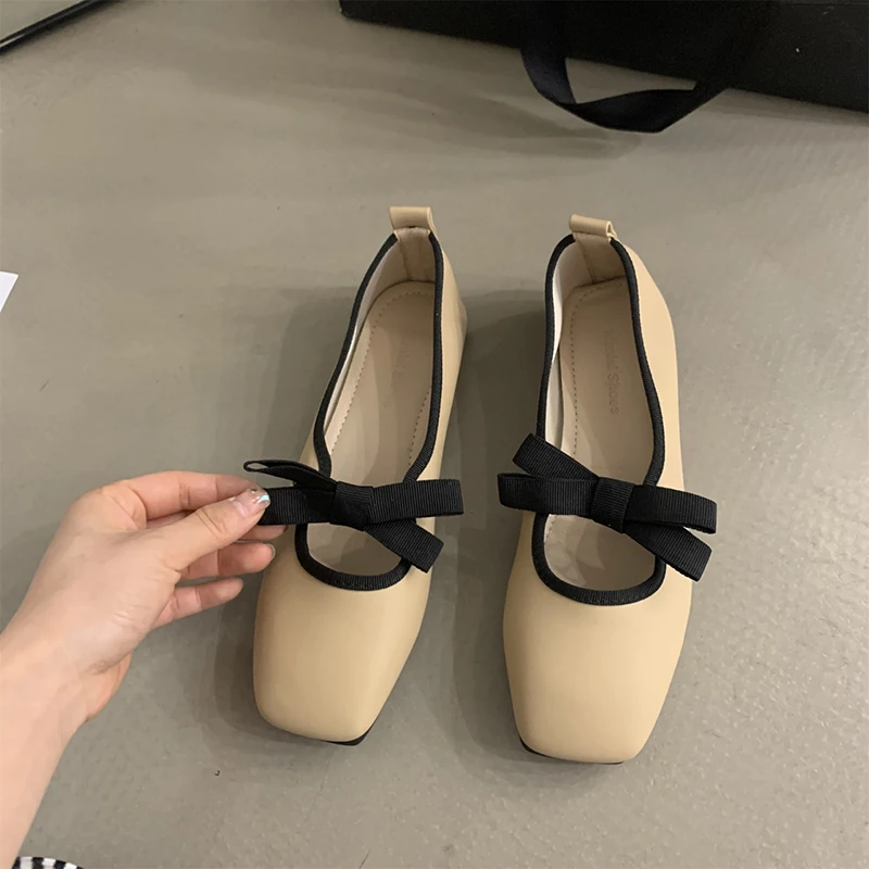 Women's Loafers 2023 Summer Women's Shoes Fashion Flat Shoes Elegant Granny Shoes Loafers Genuine Leather Soft Sole Mary Jane