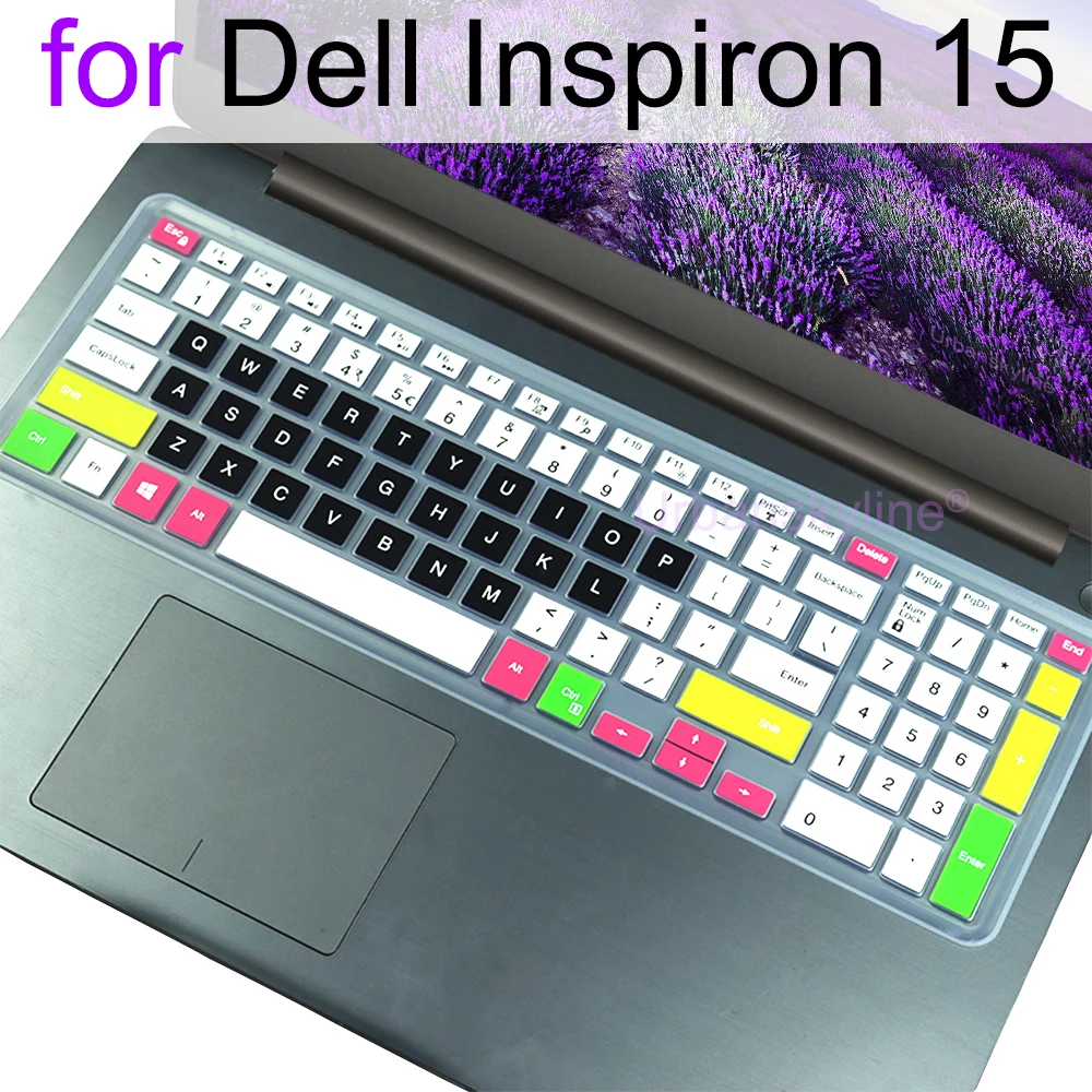 

Keyboard Cover for Dell Inspiron 15 3000 3542 3543 3551 3552 3558 3559 3565 3567 3568 3573 3576 Protector Skin Case Silicone