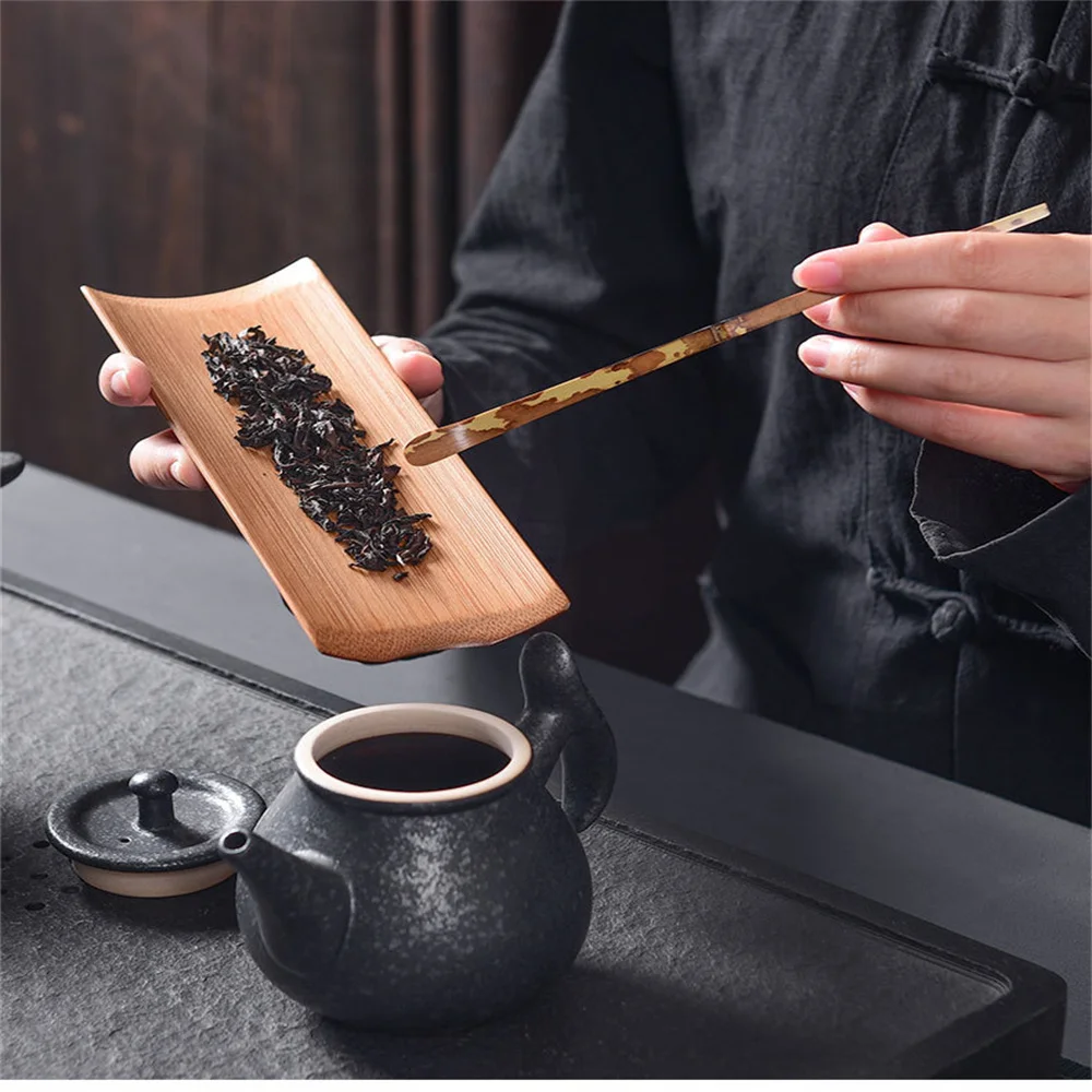 

Tea Set Bamboo Tea Needle Kungfu Tea Set Tea Dial Tea Spoon and Scoop Matcha Tea Set Tea Separation Tool Bar Kitchen Accessories