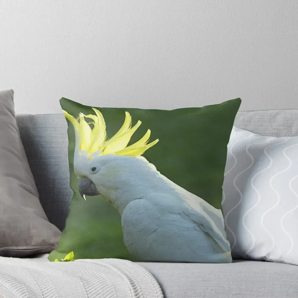 Декоративная наволочка Sulphur Crested Cockatoo 30x30 см